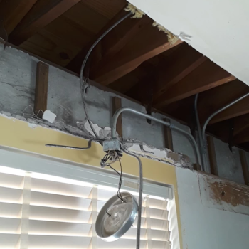 Roof Gable Improvement with Clips and Straps