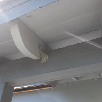 Roof Gable Improvement with Clips and Straps Attachment